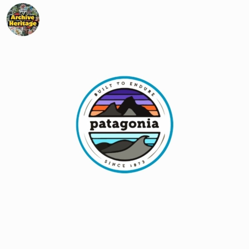 

sticker PATAGONIA logo hiking camping brand outdoor stiker