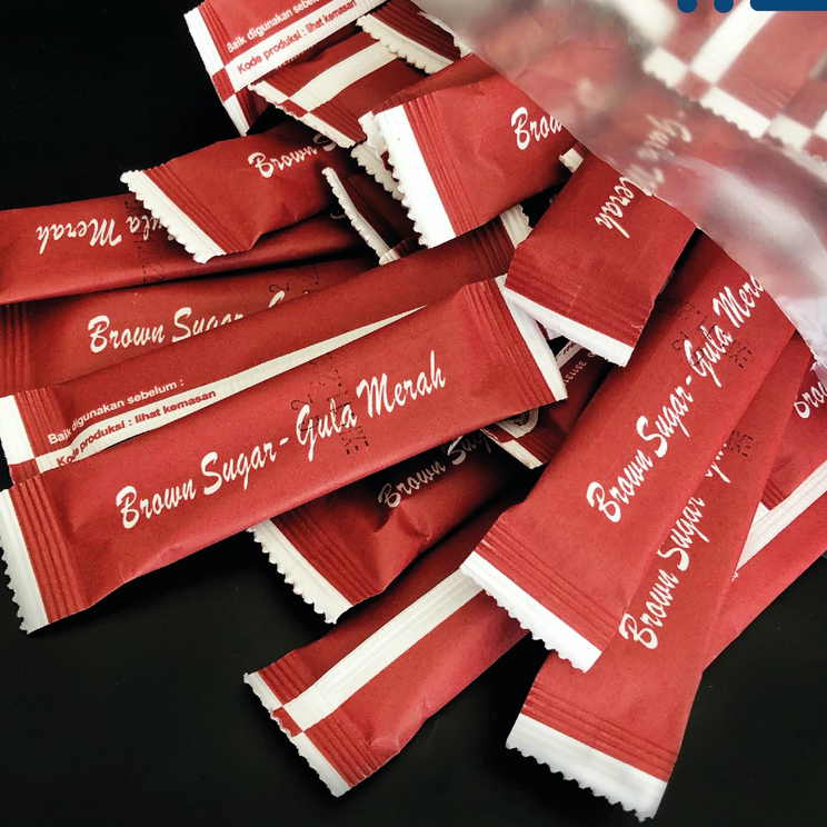 

Gula Aren / Brown Sugar Kemasan Stik / Stick TERMURAH 125pcs