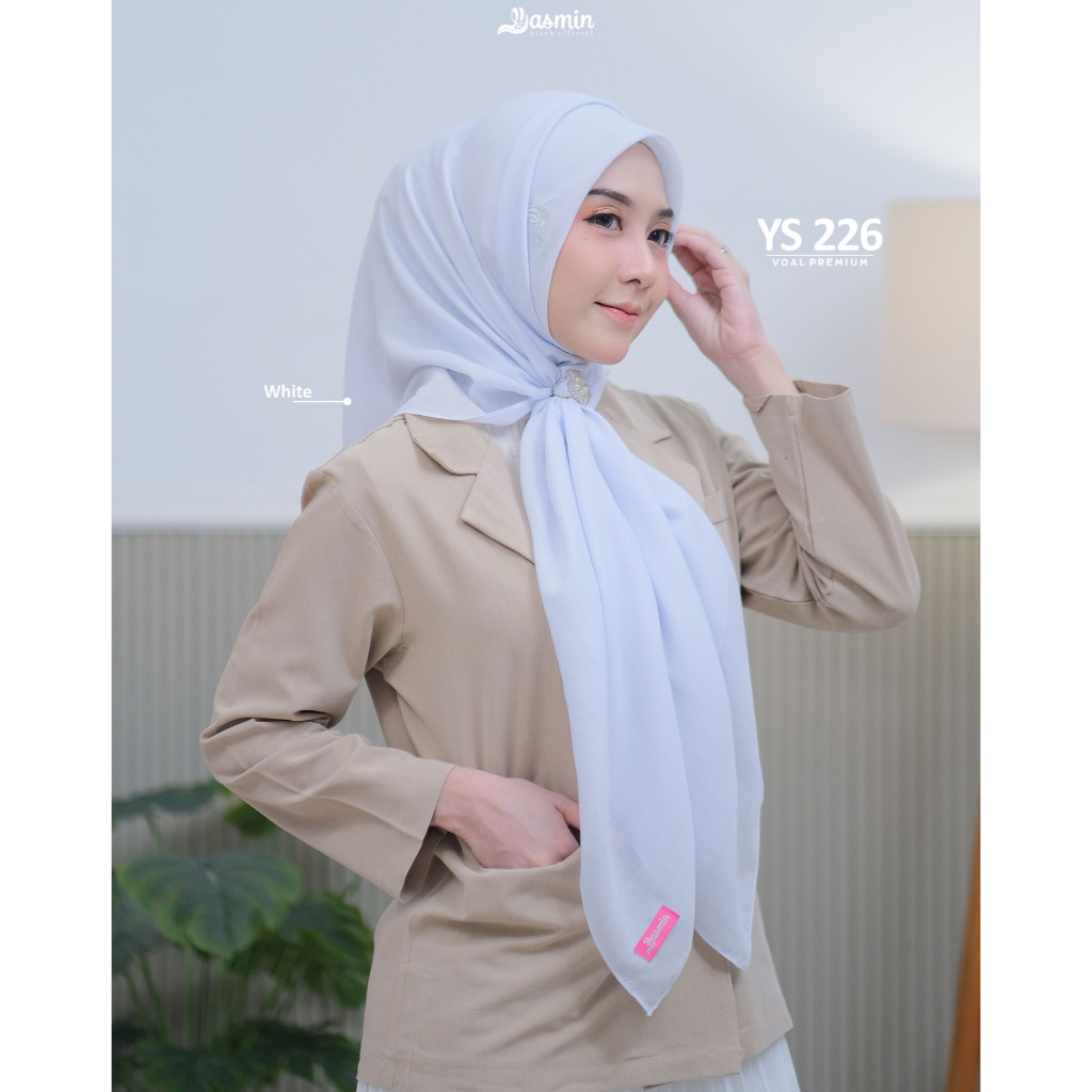 Diva Hijab - Segi Empat Voal Paris Yasmin Ys 226 Noviita Scarf Yasmin Hijab Segiempat Jahit Tepi Seg