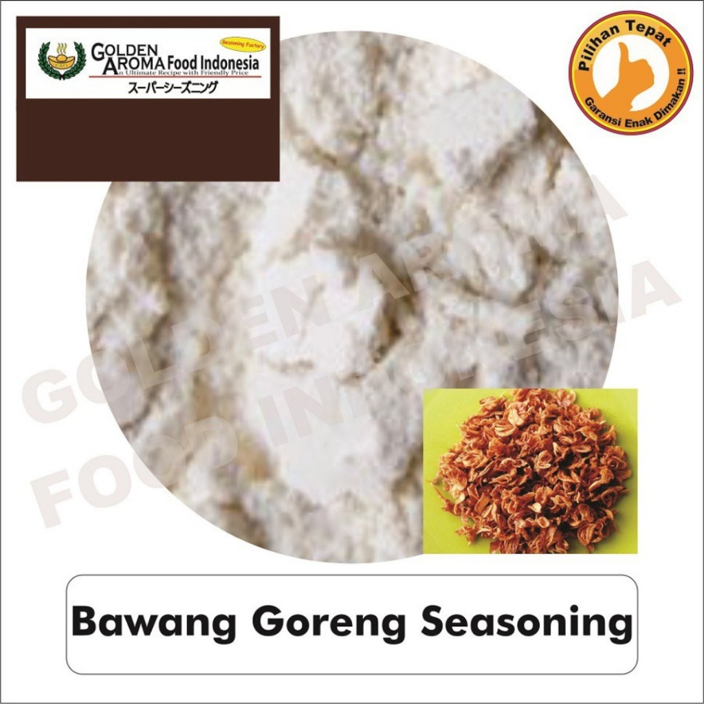 

Bumbu Tabur Rasa Bawang Goreng 1 Kg Bubuk Tabur Fried Onion Seasoning Powder Murah Enak Halal GAFI