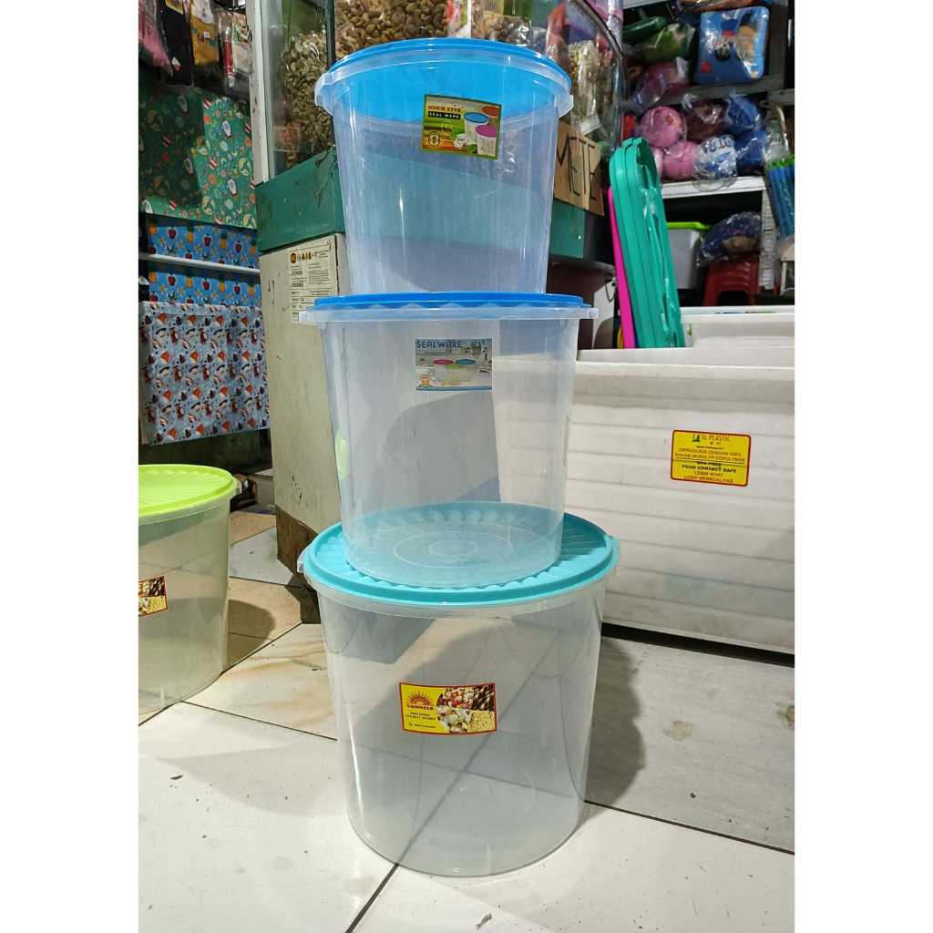toples plastik/toples kerupuk 5 liter