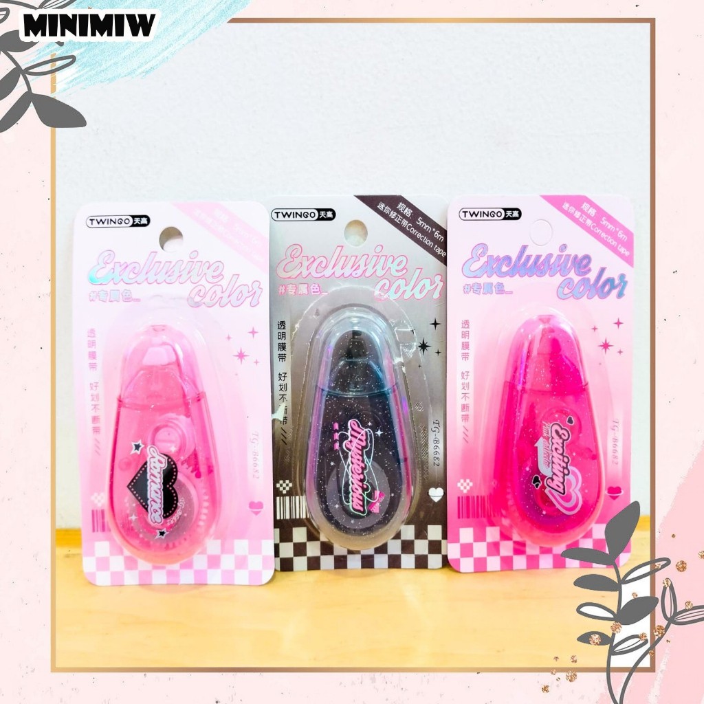 

CORRECTION TAPE KOTAK MOTIF BARBIE BENTUK OVAL TG-B6682 DOLL HAPUSAN PEN KERTAS LUCU UNIK ALAT TULIS KANTOR PERLENGKAPAN SEKOLAH