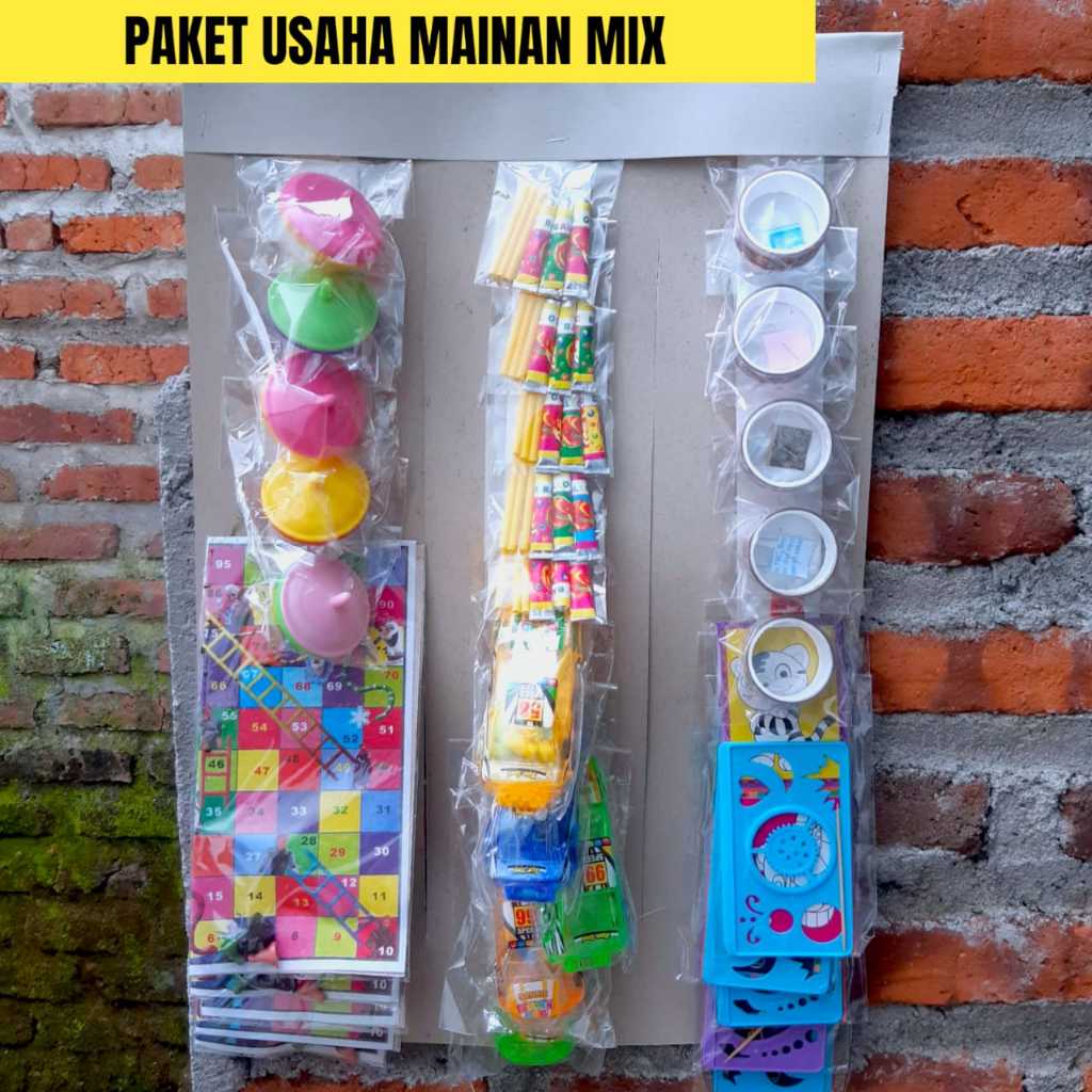 MAINAN SERBA 2000 / MAINAN RENCENGAN SERBA 2000 ISI 30 PCS / PAKET USAHA MAINAN SERBA 2000