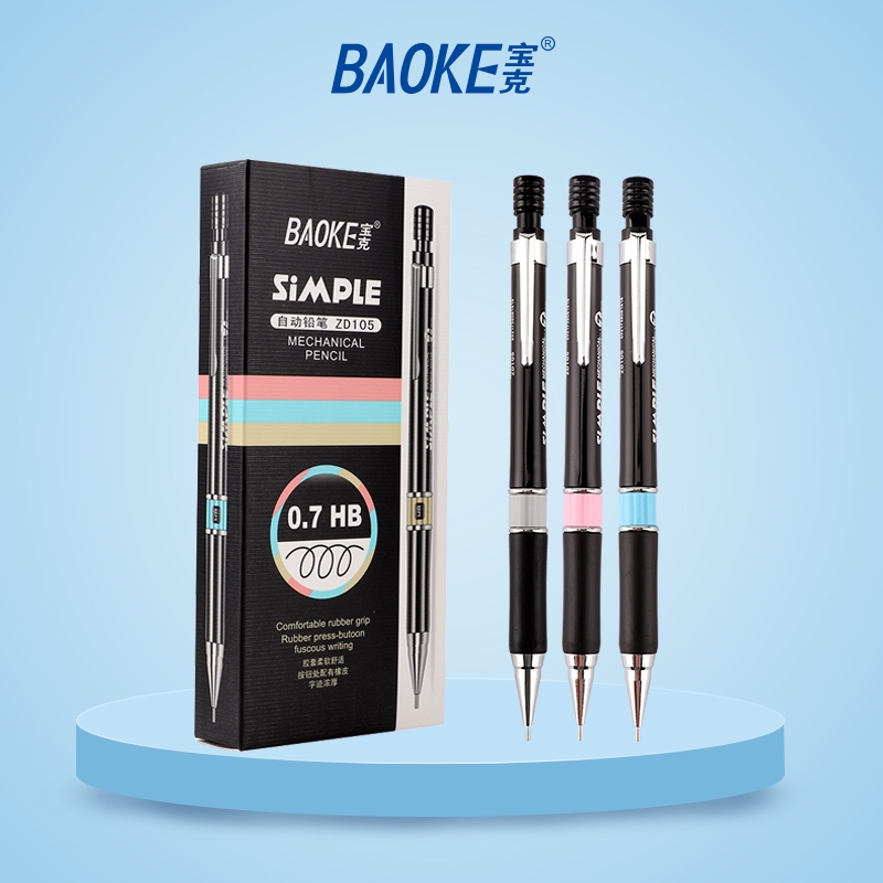 

BAOKE Pensil Mekanis Gratis Hapusan Untuk Draf HB 0.7mm ZD105