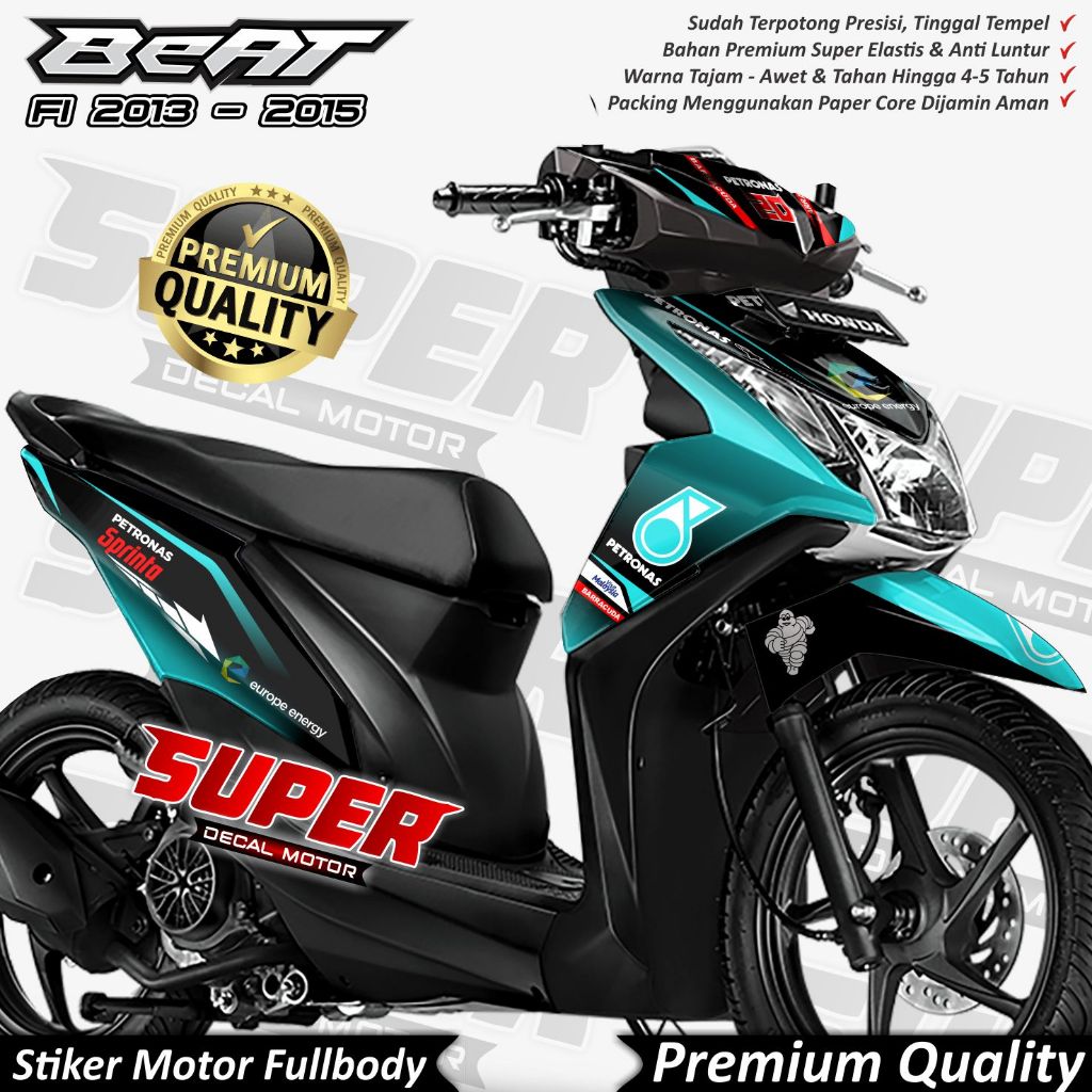PROMO Stiker Decal Beat Fi Lama/Old 2013 2014 2015 Full Body Variasi Petronas Keren
