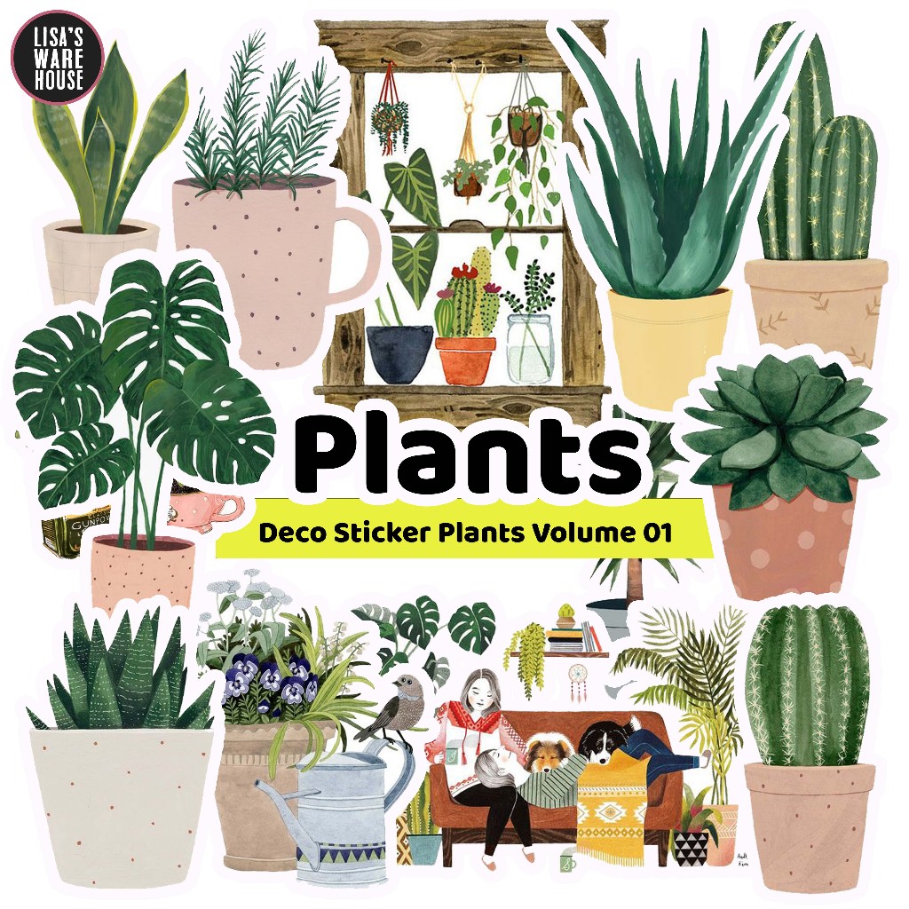 

Sticker Deco Plants Volume 01