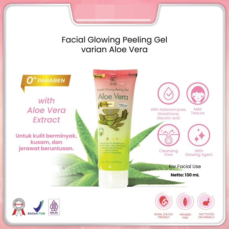 SYB Aloevera Facial Glowing Peeling Gel