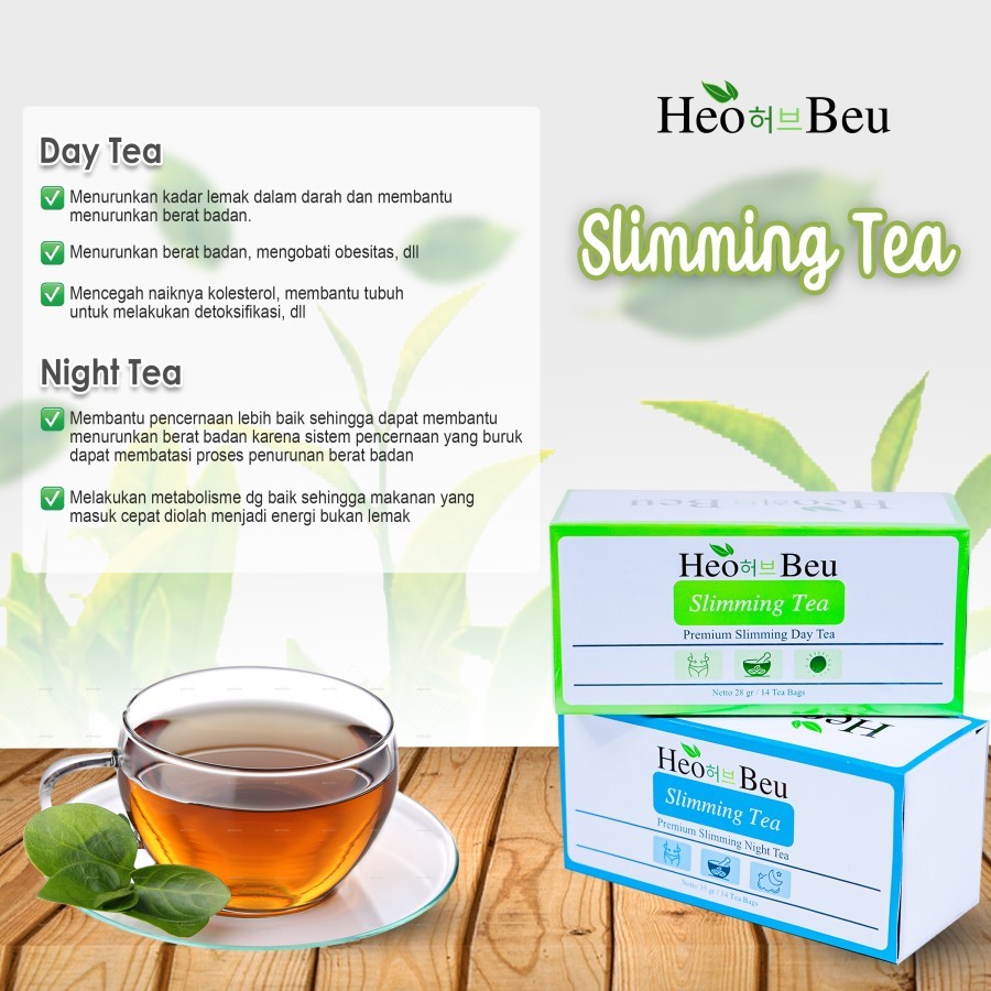 

PROMO...!!! Tea Heo Beu Slimming Teh Diet Herbal Pelangsing Badan Asli 100% Original