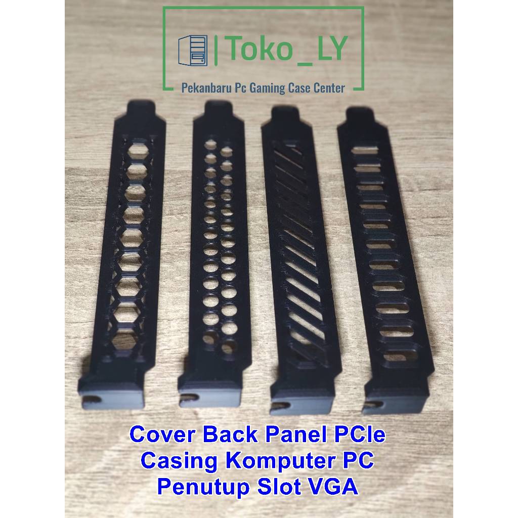 PCI Slot Cover Back Panel PCIe Casing Komputer Penutup Slot VGA