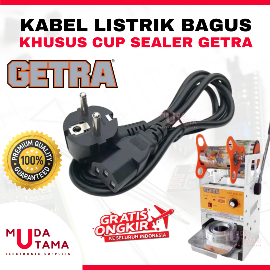 KABEL LISTRIK CUP SEALER GETRA |  COK KABEL SEALER CUP GETRA | COK LISTRIK SEALER CUP GETRA