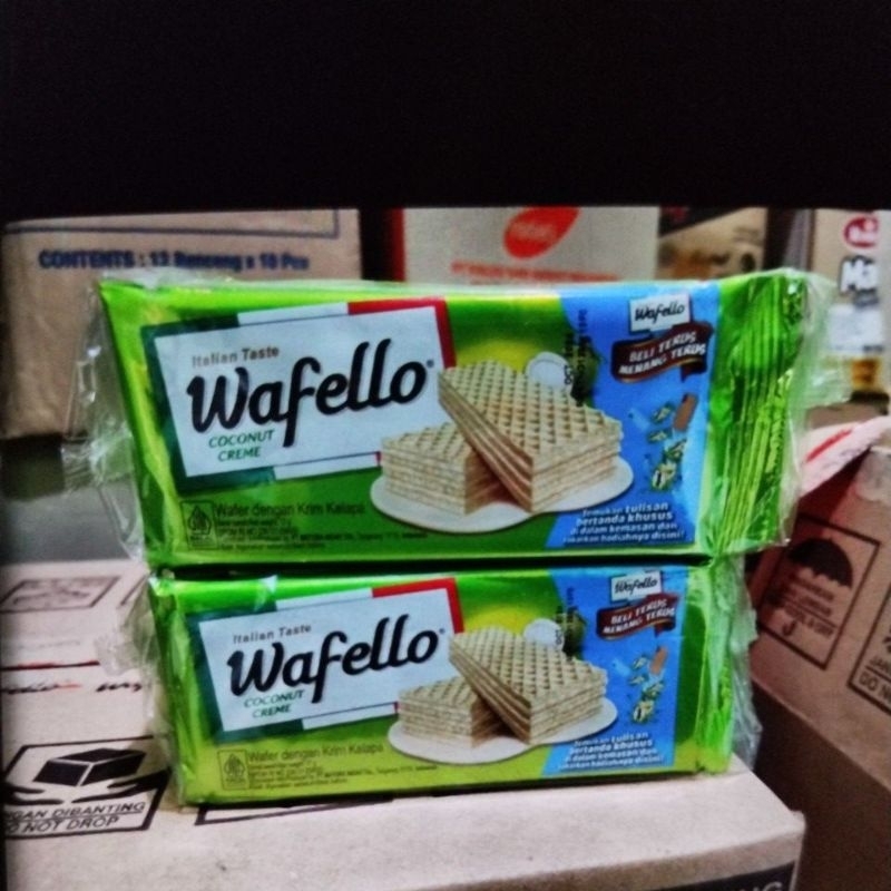 

Wafello renceng rasa coconut creme