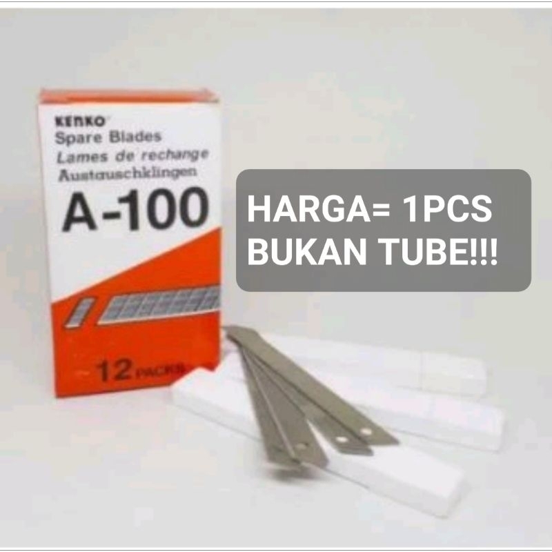 

Isi cutter Kenko kecil / pisau cutter Kenko kecil A100 (PER 1 PCS)