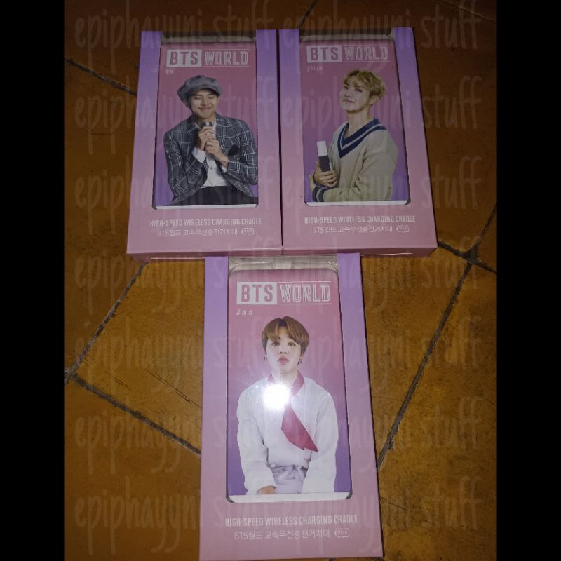 [READYSTOCK] WIRELESS CHARGER BTS WORLD