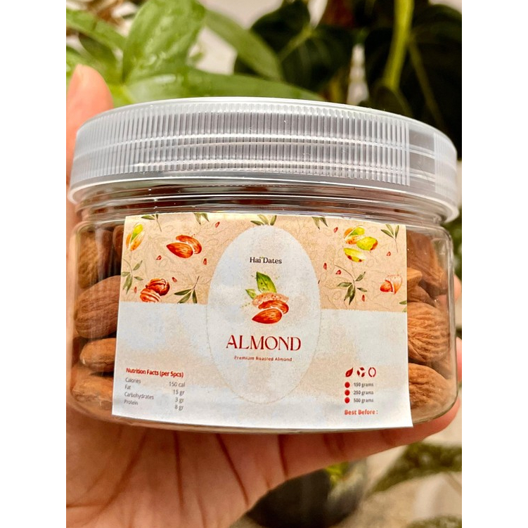 

Kacang Roasted Almond (Almond Panggang) Original Hai Dates - 150g/250g/500g