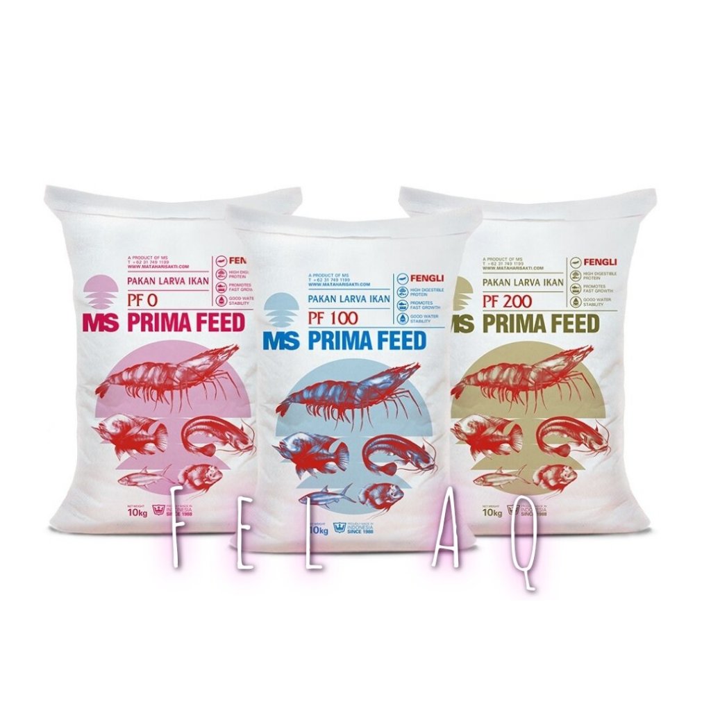 Pelet Pakan Ikan Bibit PF0 PF100 PF200 100gr - Untuk Burayak Anakan Ikan