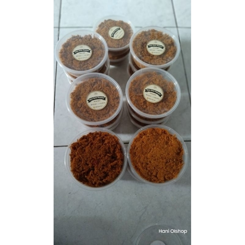 

Abon Ayam Home made Original dan Pedas manis enak lezat higienis