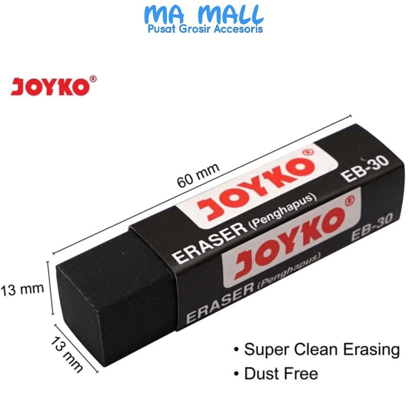 

Penghapus Joyko Panjang Hitam Eraser Joyko Hitam EB-30 A57