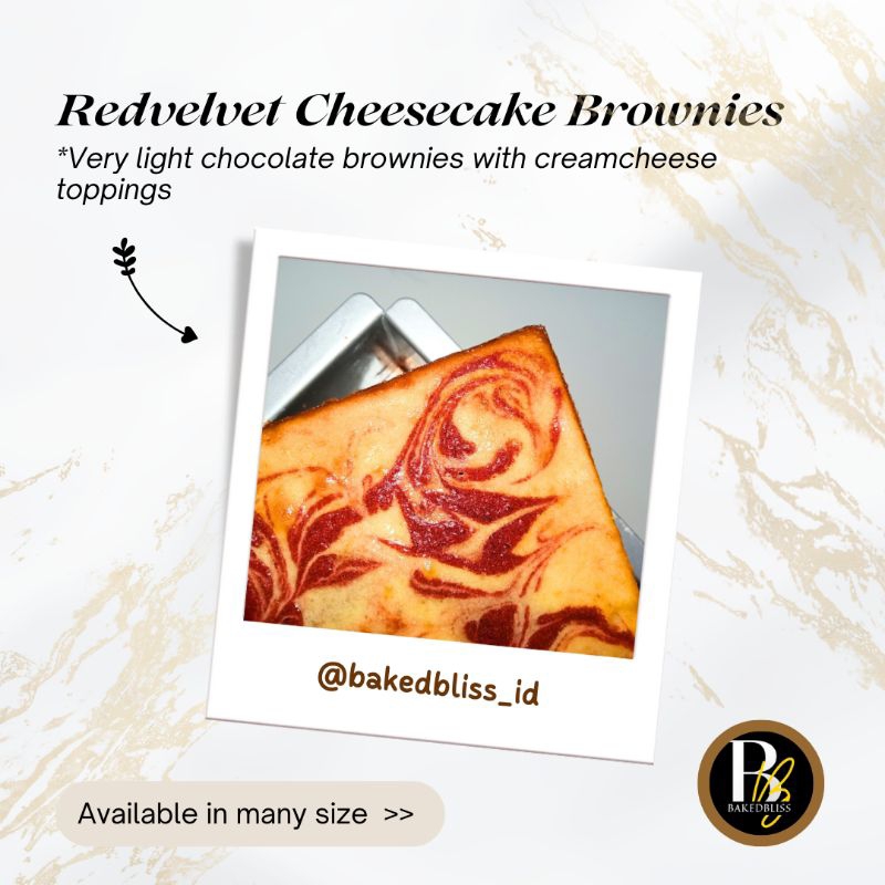 

Redvelvet Cheese Brownies / Red velvet cheesecake brownies / Jual Redvelvet cheese Pasuruan