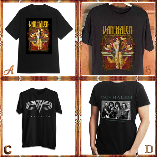 Van Halen Band Tshirt 100% Cotton