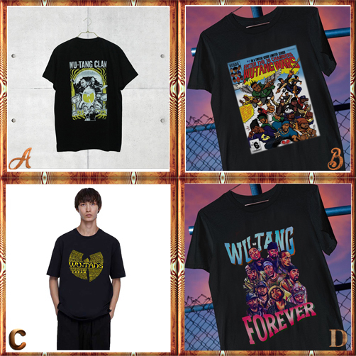 Kaos Vintage Wu-Tang Clan Rap Hip Hop Wutang Tshirt 100% Cotton