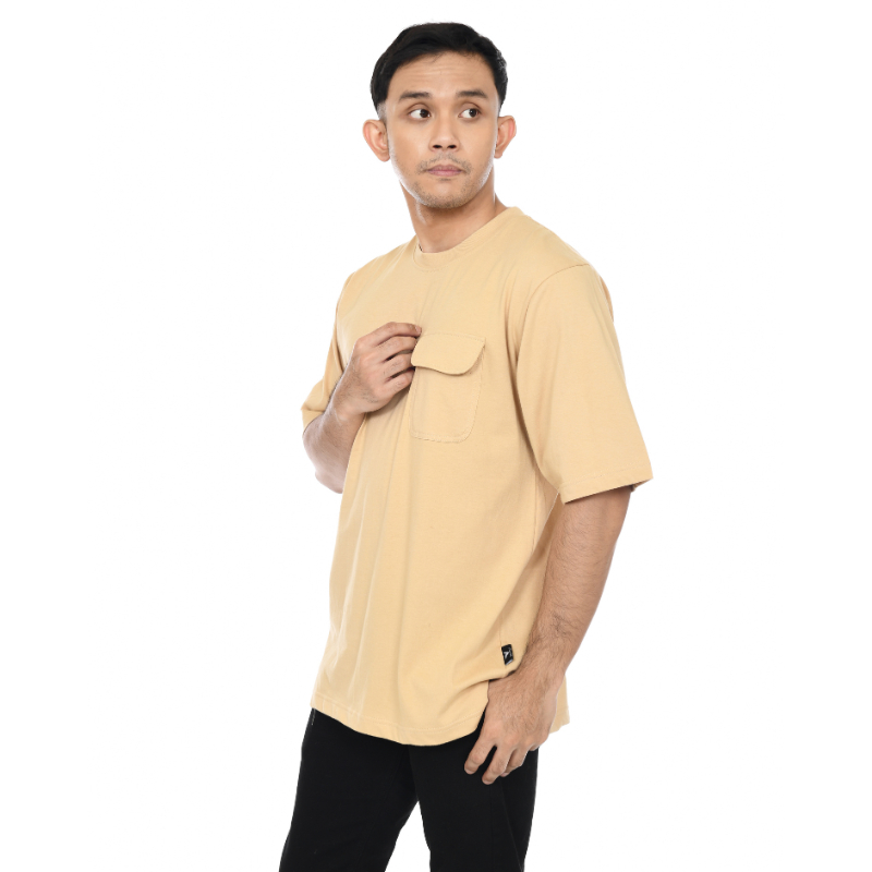 Kaos Oversize Pria Pocket | Kaos Polos Oversize Pria Pocket