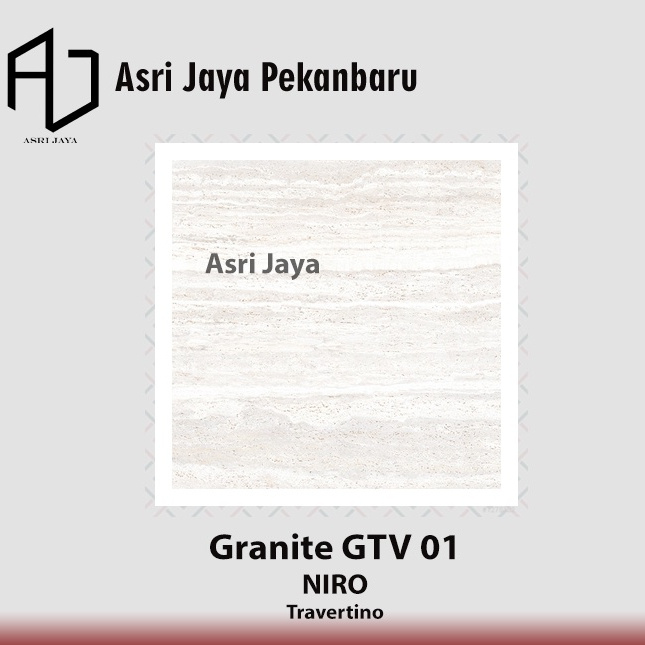 Niro Granite 60x60 Travertino - GTV01 Ivory - 60x60