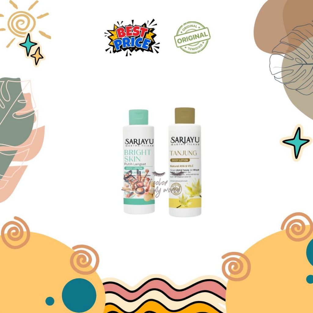 SARIAYU Putih Langsat Body Lotion | SARIAYU Body Lotion Eksotik Tanjung - 150ml