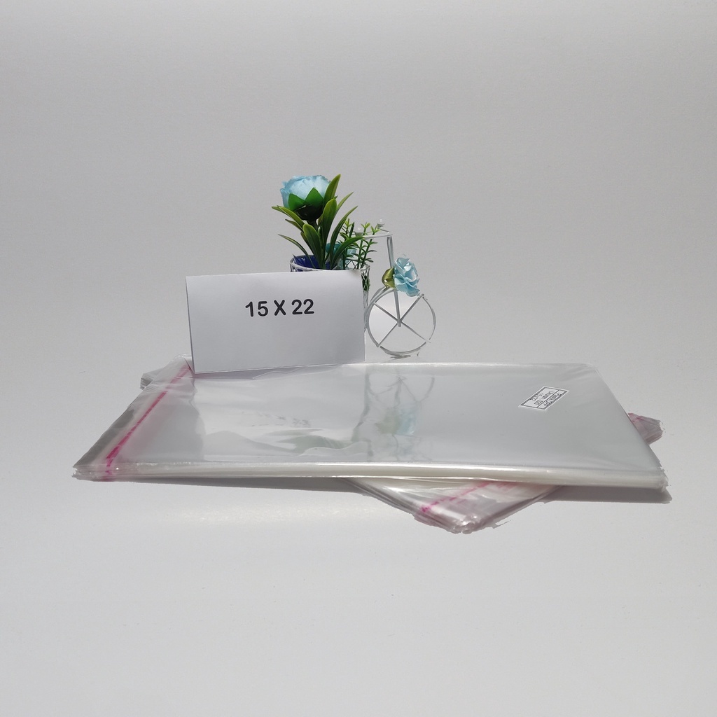 

Plastik Opp Ukuran 15 x 22 Murah Isi 100 Lembar