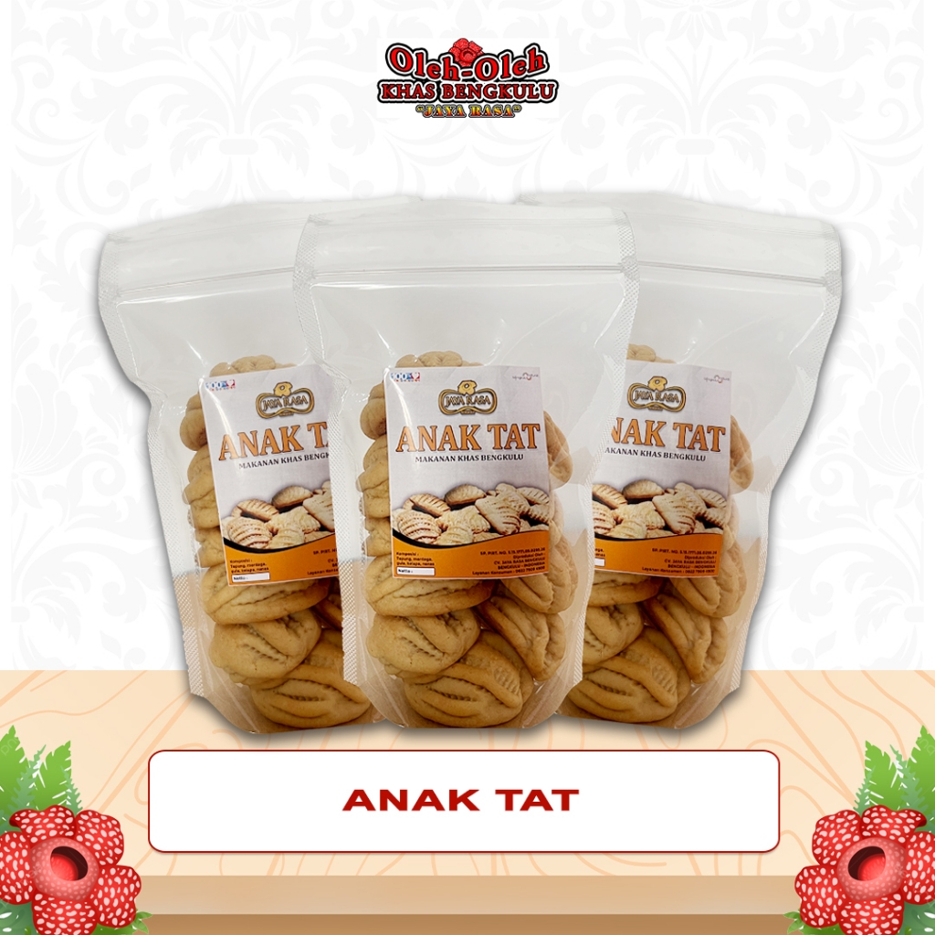 

Anak Tat isi 10 Pcs / Tat Bengkulu / Kue tat Bengkulu / Oleh Oleh Bengkulu