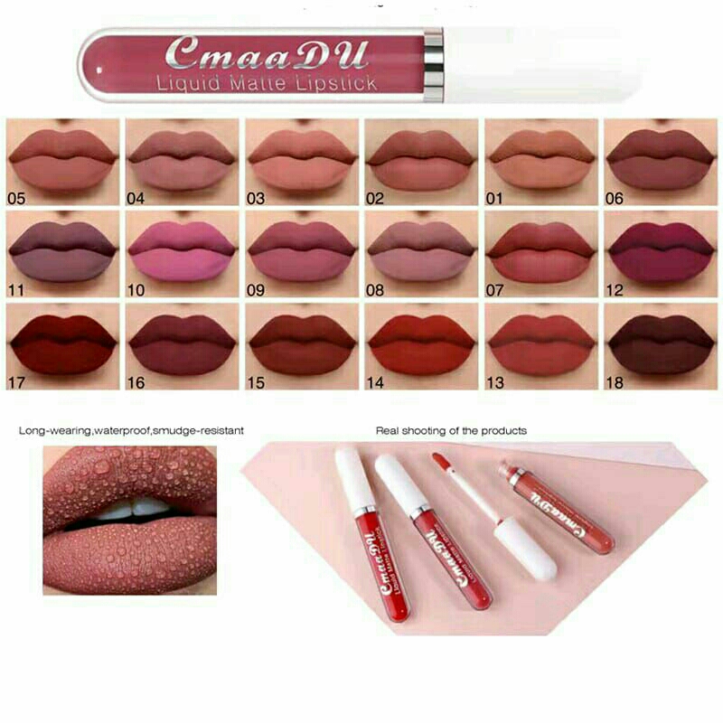 Lipstik Lip Gloss Melting Matte Lip Tint Lipcream
