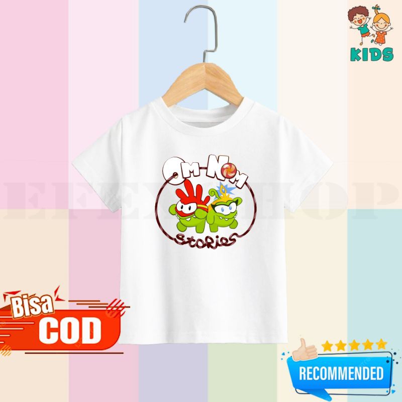 KAOS ANAK OM NOM STORIES BAJU KAOS OM NOM FILM ANAK