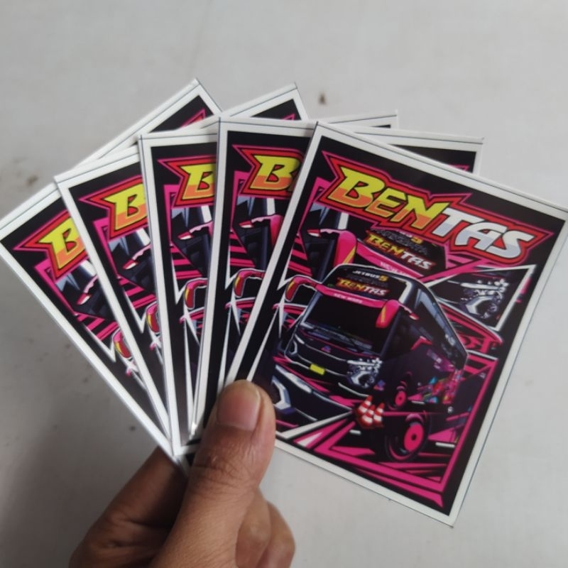 

(free sticker)CETAK STICKER BUSMANIA 5 PCS BENTAS JB5 HOLOGRAM TERMURAH