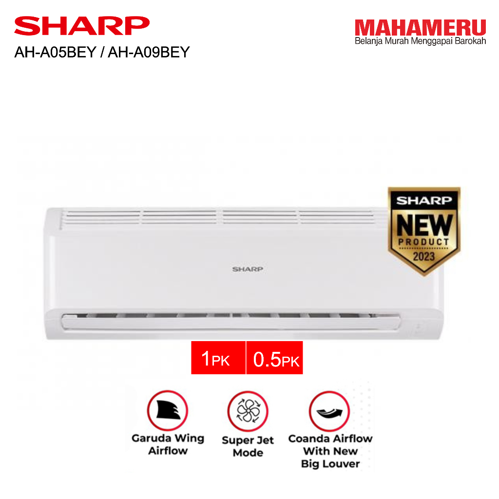 AC SHARP AH-A5BEY / AH-A9BEY / AH-A18ZCY/AH-X6BEY(INVERTER), Unit Only