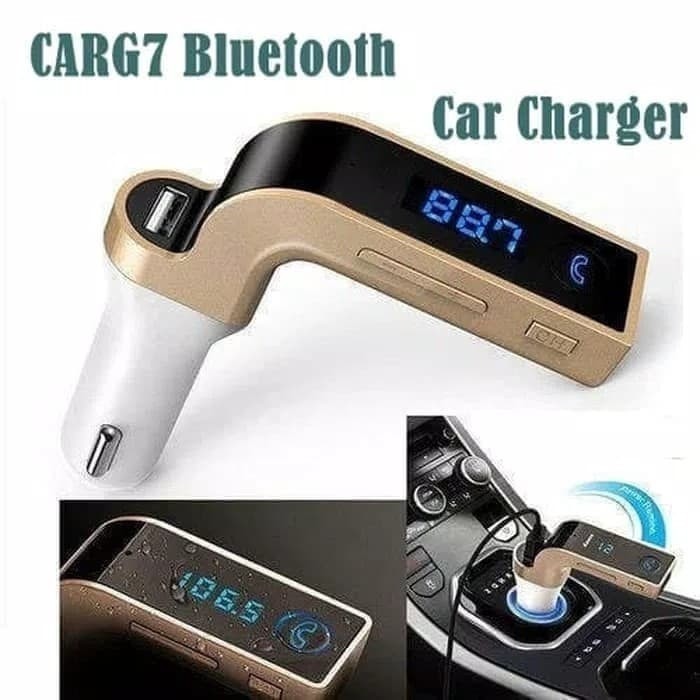 CAR CHARGER MOBIL CAR G7 BLUETOOTH MODULATOR CAR G7 FM TRANSMITTER BLUETOOTH