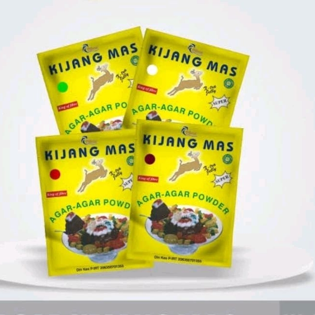 

Bubuk Agar Agar Kijang Mas Sachet 7gr