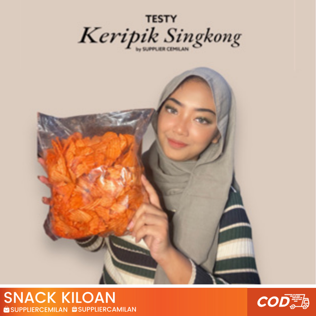 

Testy Keripik Singkong Balado 500gr