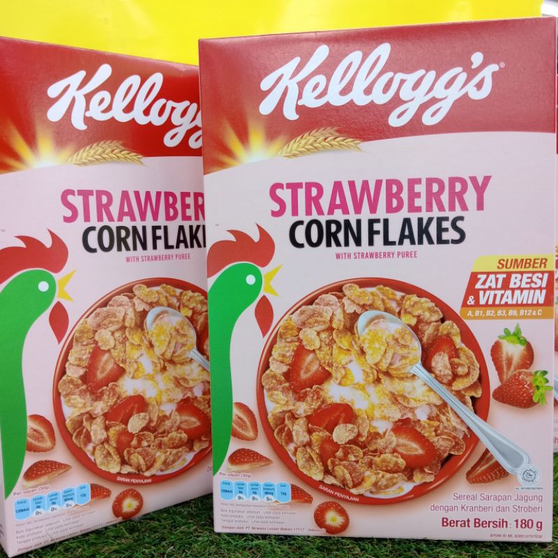 

Kelloggs Strawberry Corn Flakes 180gr