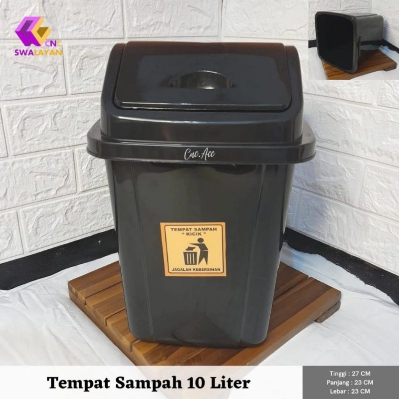 (RGZ) TEMPAT SAMPAH HITAM 5L / TEMPAT SAMPAH HITAM 10L / TEMPAT SAMPAH SERBAGUNA / TEMPAT SAMPAH RUA