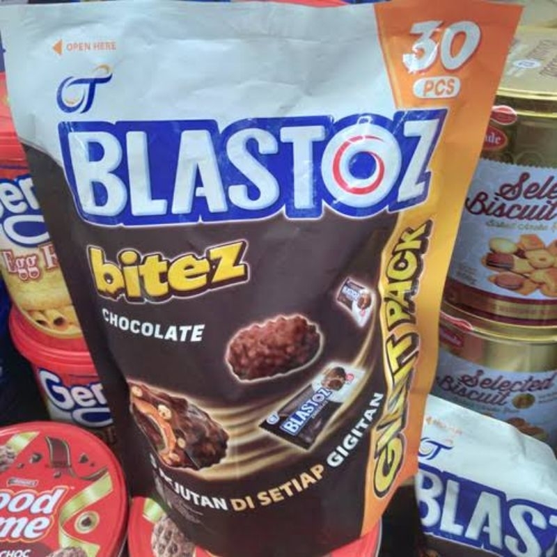 Blastos bites chocolate 30x8gr