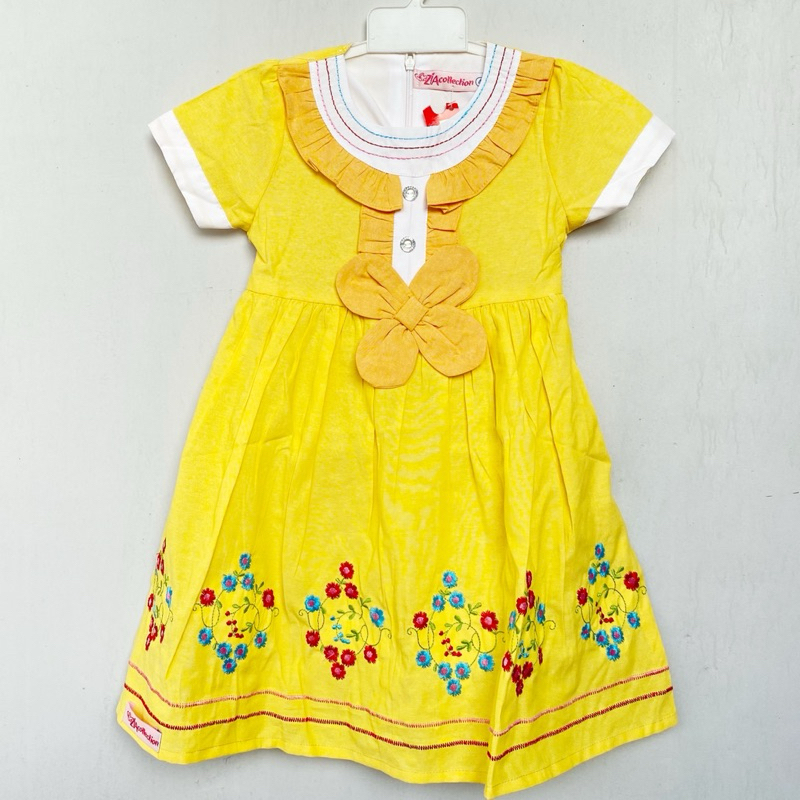 LINKA DRESS DRESS KATUN ANAK ZIA COLLECTION 3-10TAHUN