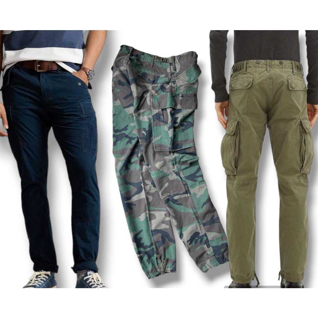 CELANA PANJANG CARGO RRL SURPLUS POPLIN CARGO PANTS BY POLO RALPH LAUREN