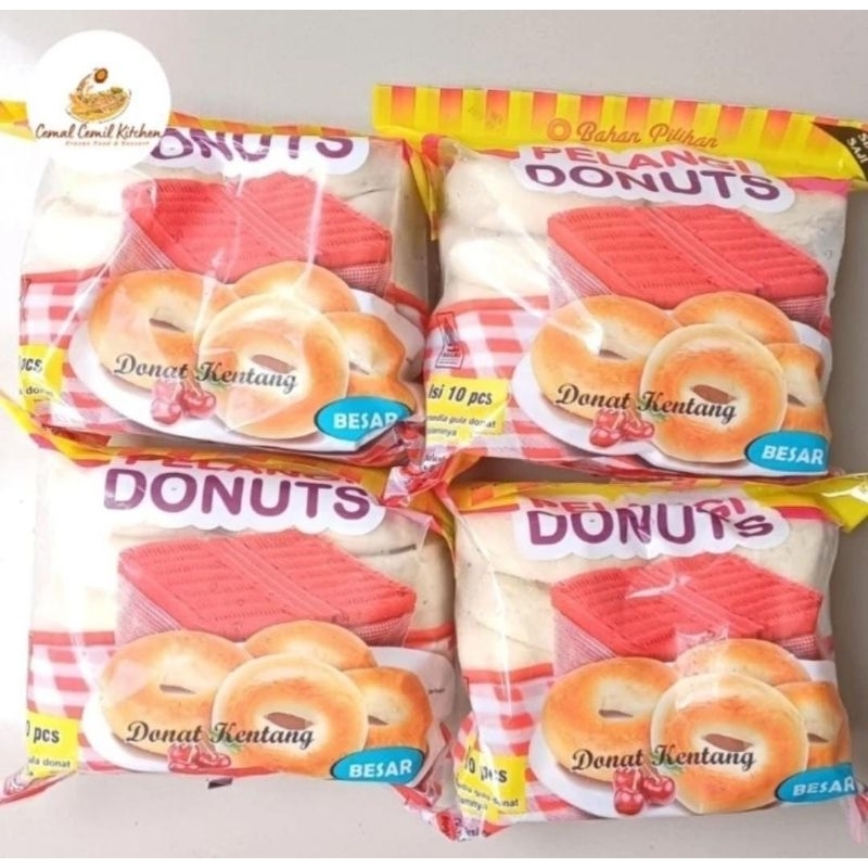 

NOB Cemilan Donat Donut Pelangi Donuts Kentang Mini isi 21 Enak Oleh-oleh Oleh oleh dll