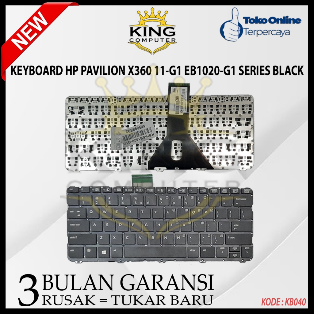 KEYBOARD HP PROBOOK X360 11 G1 EE X360 11 G2 EE X360 11 G3 EE HP CHROMEBOOK EB1020 G1 G2 G3 BLACK