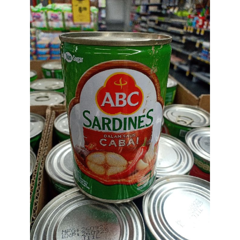 

Sarden ABC Sardines cabai dalam saus sambal 425grm