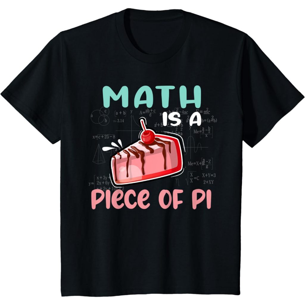 Baju Kaos Anak Distro Premium Math Is A Piece Of PI Piece Of Cake Math Freak Geometry T-Shirt