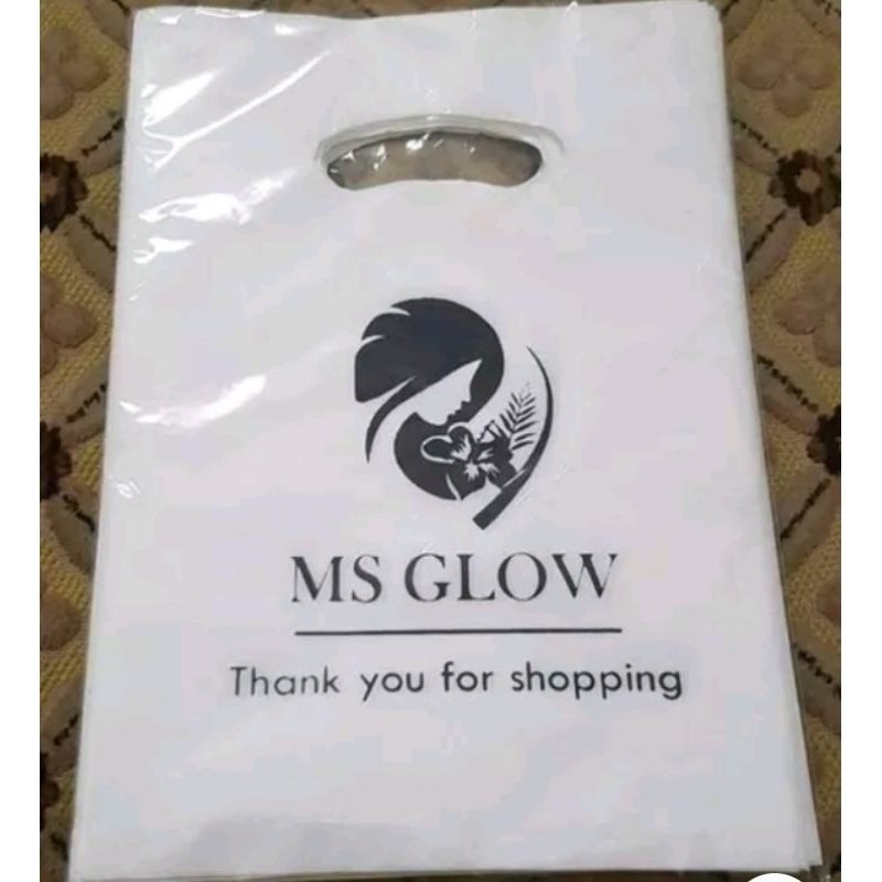 Plastik Kresek 15 x 25 cm Sablon 100 pcs Custom TANPA LIPAT SAMPING Warna Putih Grosir Promo