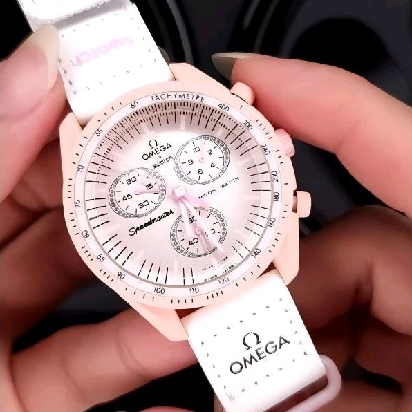 Jam tangan Quartz Chronograph Mission to Venus X SW Velcro strap fullset