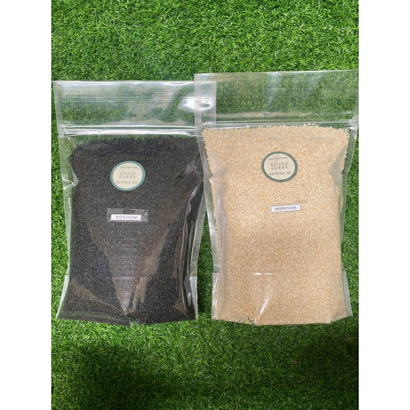 

Biji Wijen Hitam / Wijen Putih / Black Sesame Seed 1 Kg