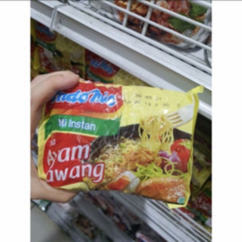 

Indomie Rebus rasa Ayam Bawang