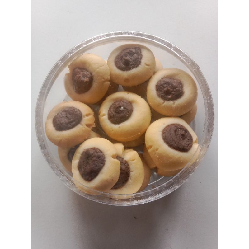 

thumbprint coklat cookies